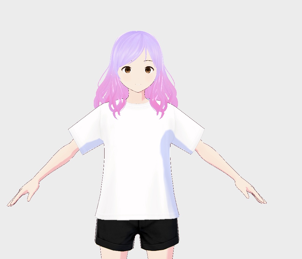 【VRoid正式版用】PINK+Purple -Hair presets+Hair /ONLY Hair