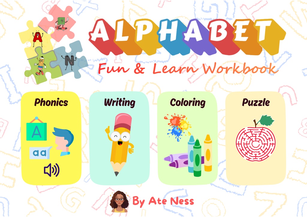 アルファベット ワークブック Vol.1｜Alphabet Workbook