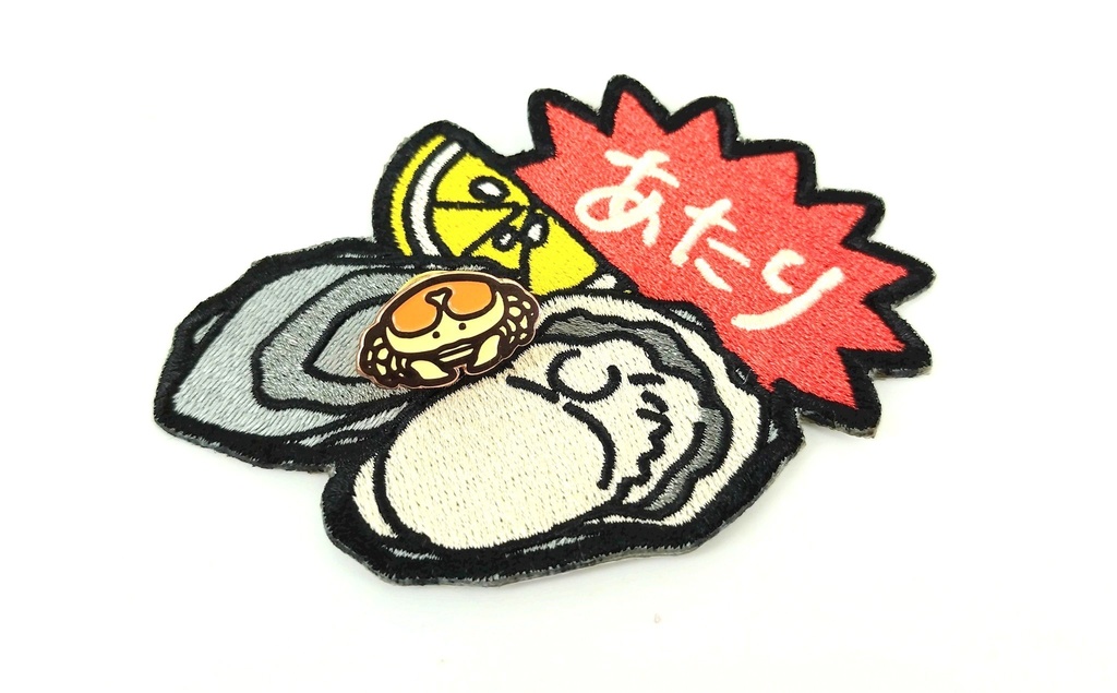 いきもの刺繍ワッペン型ステッカー