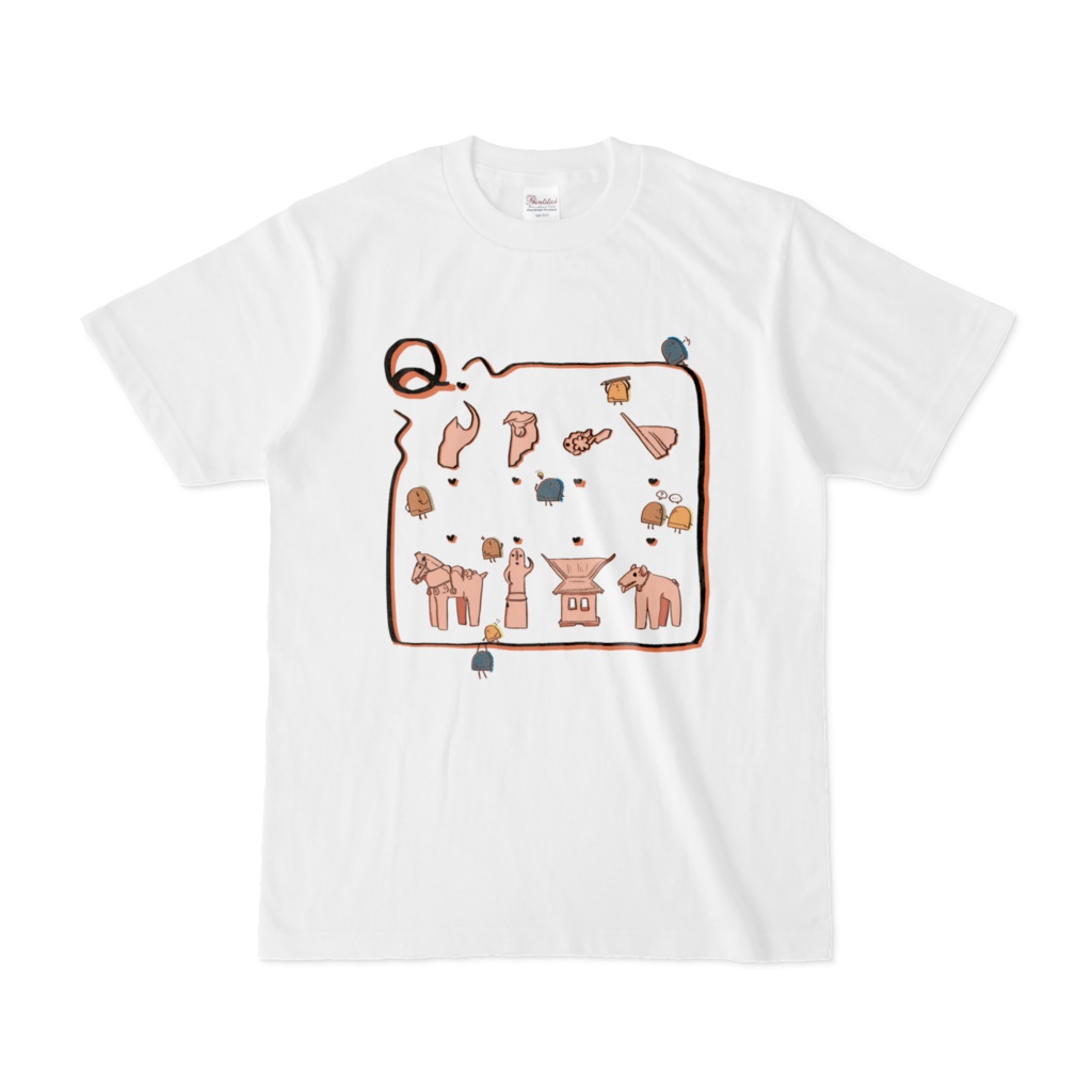 【大人用】欠片×本体Tシャツ 〜「Q」ver.〜