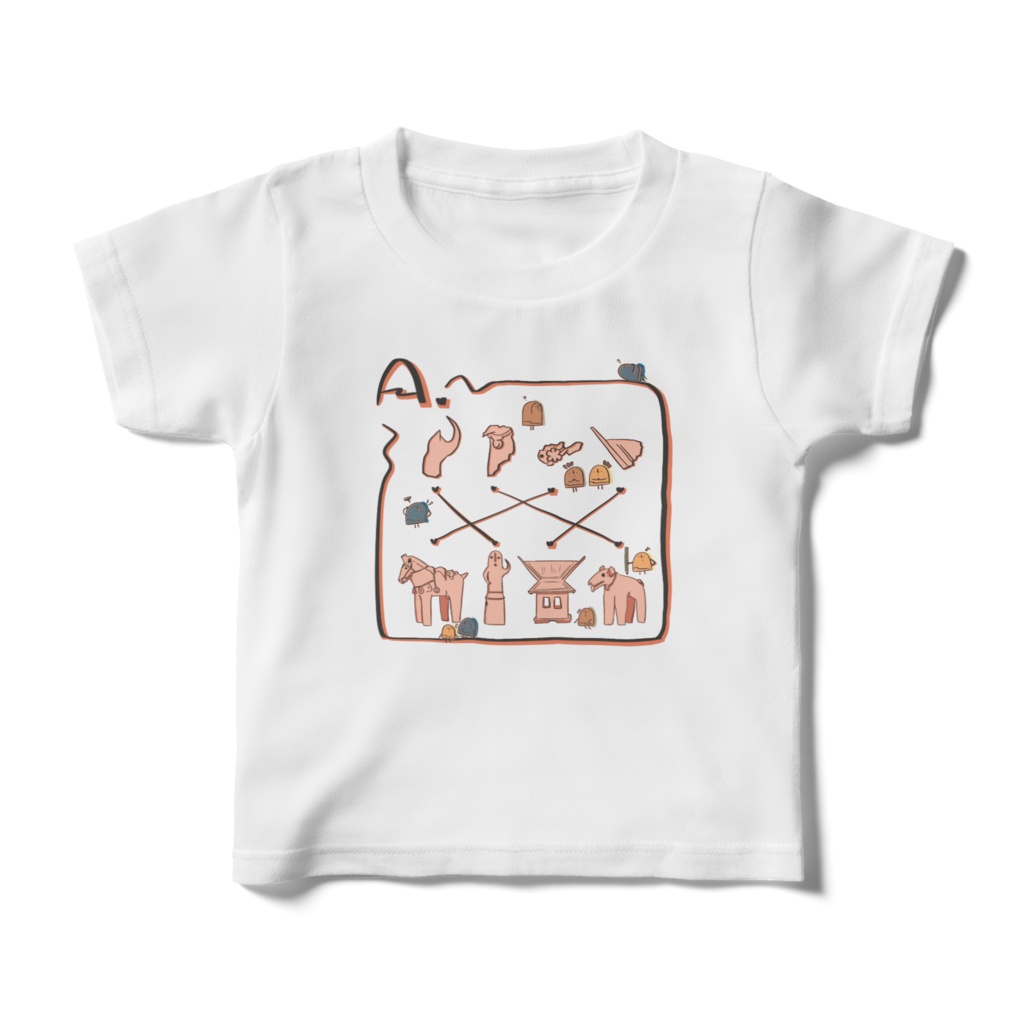 【子ども用】欠片×本体Tシャツ 〜「A」ver.〜