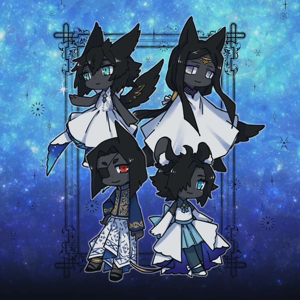 【PFLS】白き衣のヌゥ族アクリルブロック