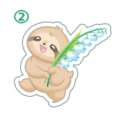 おっきいステッカー  各1枚