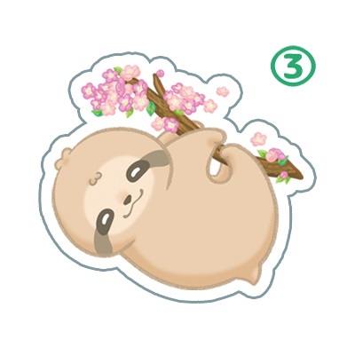 おっきいステッカー 各1枚