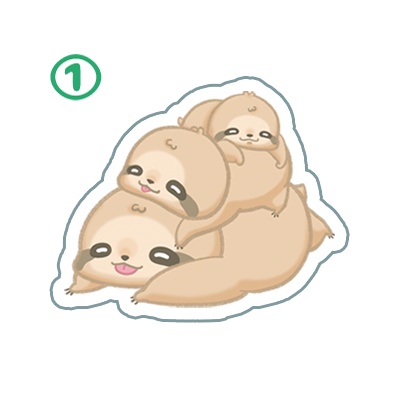 おっきいステッカー 各1枚