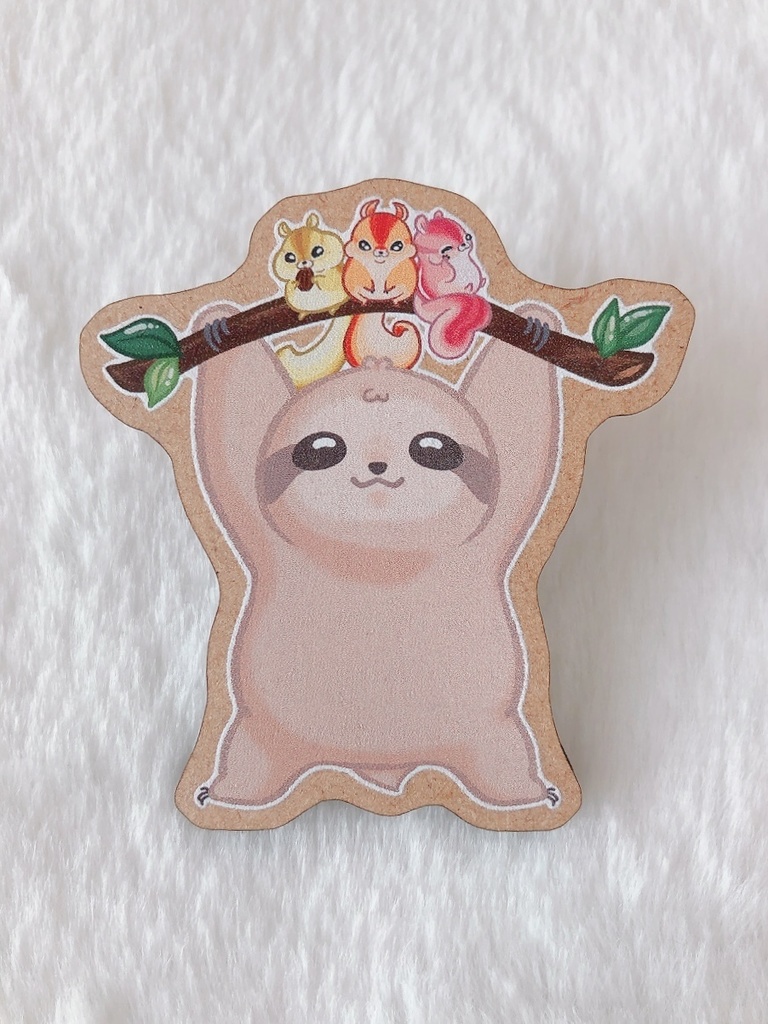 ウッドバッチ ほっこり木の温もり