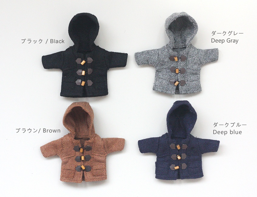 オビツ11 服 イギリス風のコート(新版はすべて小さな帽子です)