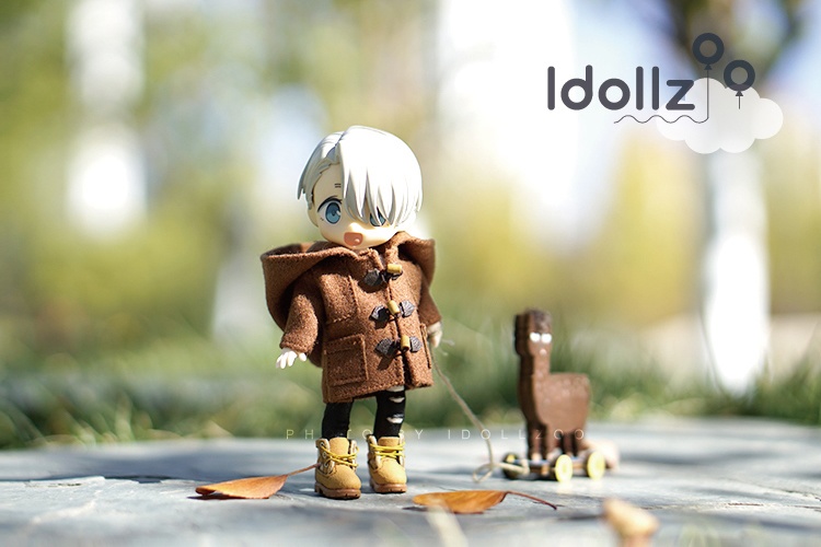 オビツ11 服 イギリス風のコート(新版はすべて小さな帽子です)