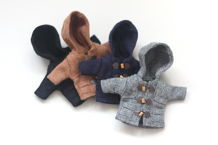 オビツ11 服 イギリス風のコート(新版はすべて小さな帽子です)