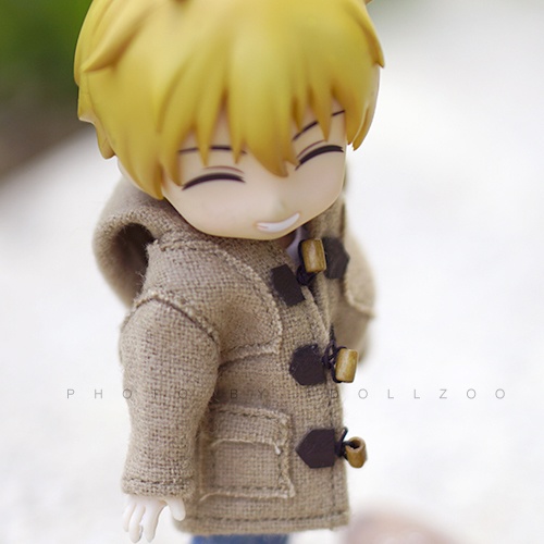 オビツ11 服 イギリス風のコート(新版はすべて小さな帽子です)