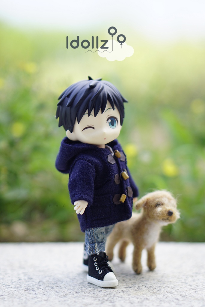 オビツ11 服 イギリス風のコート(新版はすべて小さな帽子です)