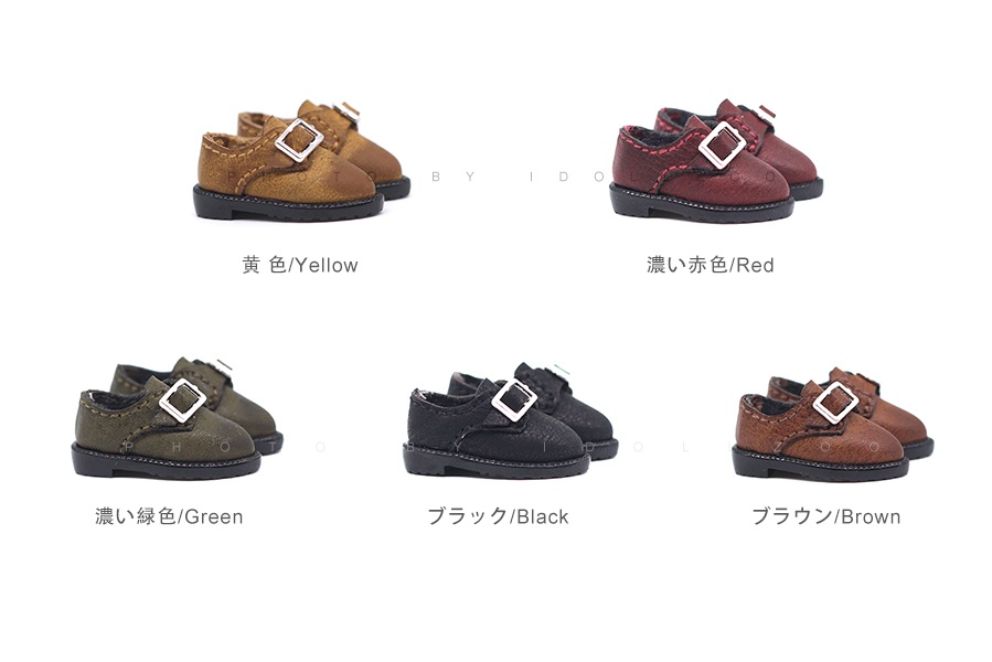 オビツ11 靴 ボタンのついた靴