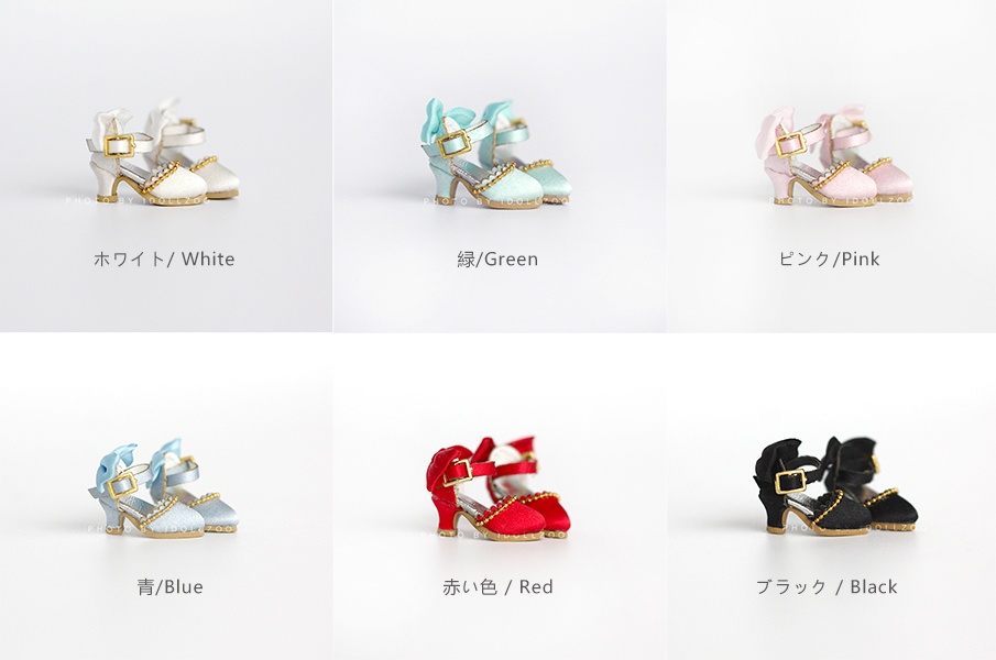 オビツ11 靴 シルクのハイヒール