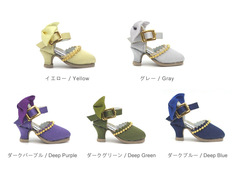 オビツ11 靴 シルクのハイヒール