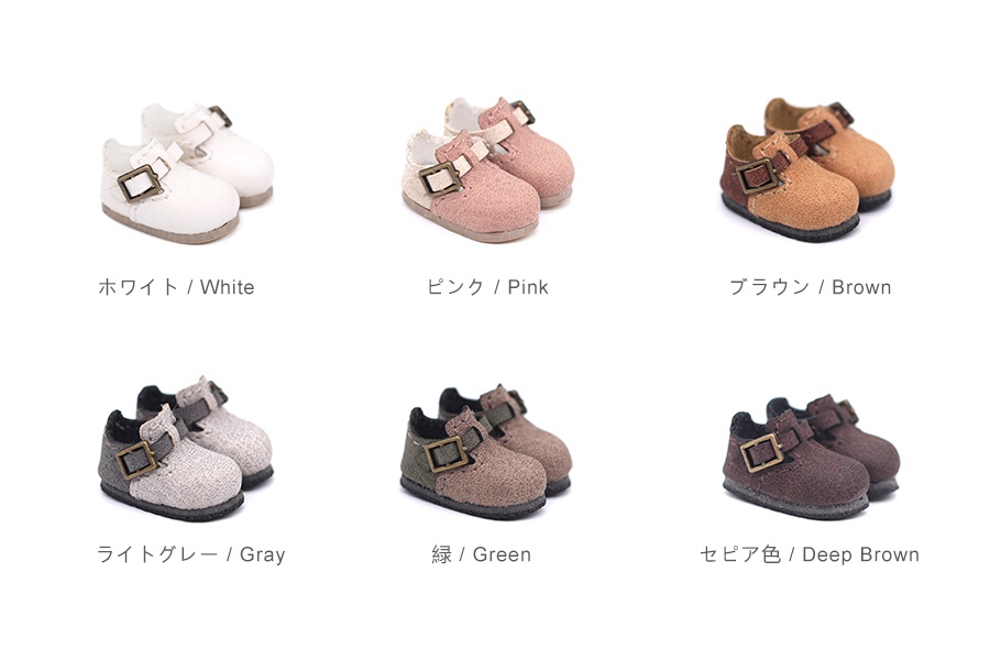 オビツ11 靴 トットちゃん靴 001