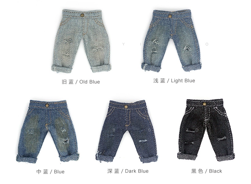 オビツ11 服 ロールジーンズ