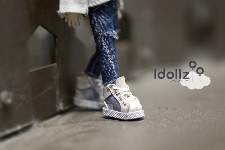 オビツ11 迷彩のショートブーツ