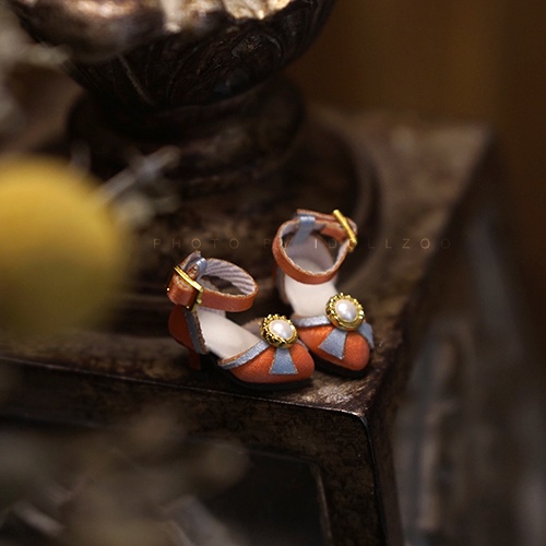 オビツ11 靴 アンティークハイヒール