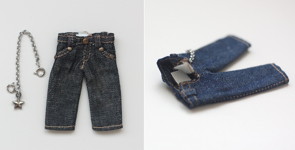 オビツ11 服 星のジーンズ