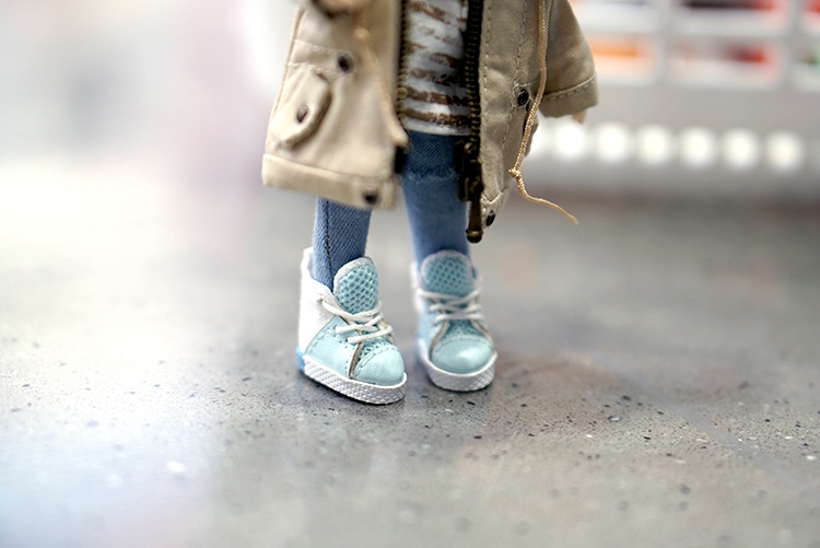 オビツ11 靴 ハイネックのズック靴