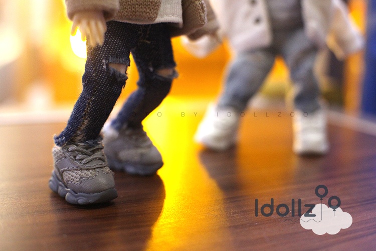 オビツ11 靴 クマのスニーカー