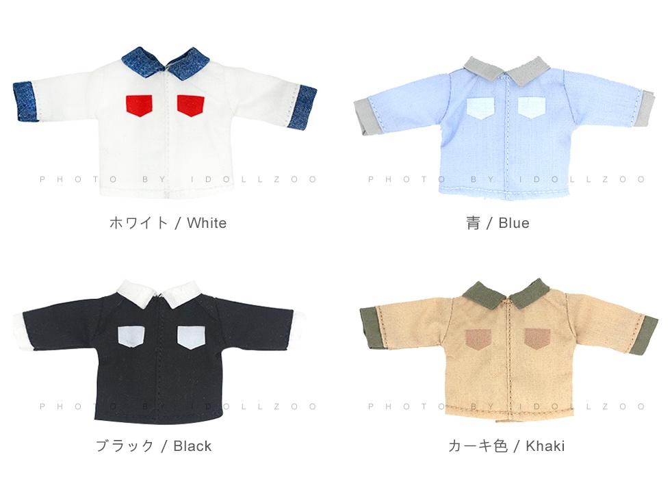 オビツ11 服 カラーシャツ