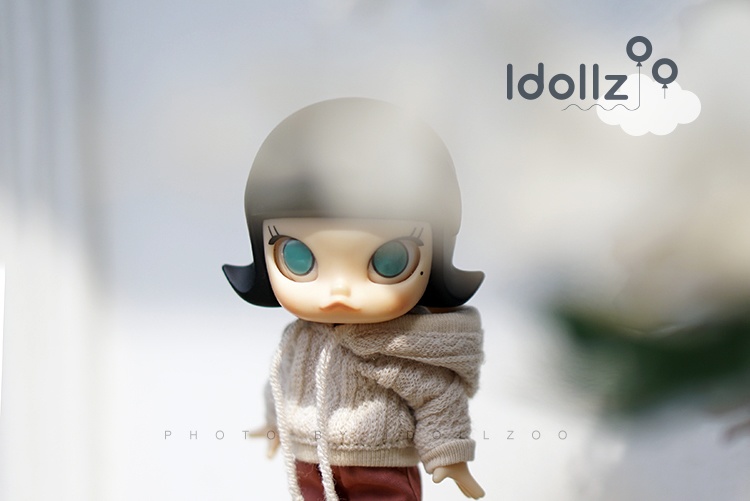 オビツ11 服 帽子のついた毛糸の衛衣 新規入力