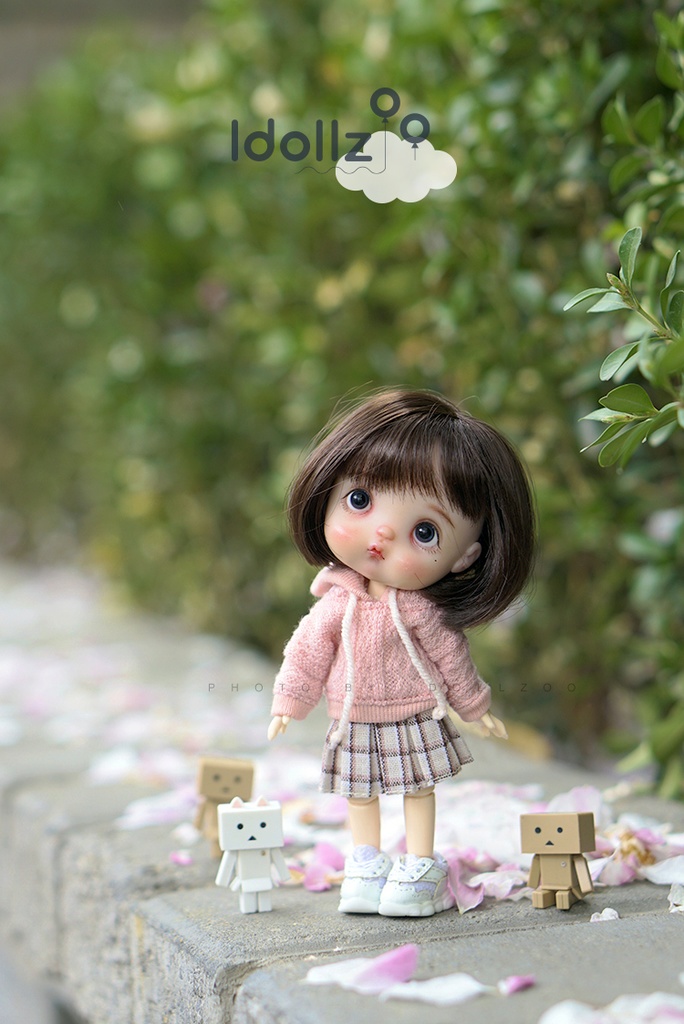 オビツ11 服 帽子のついた毛糸の衛衣 新規入力