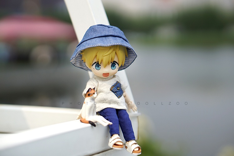 オビツ11 服 漁師帽 ぼうし