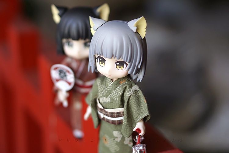 オビツ11 服 婦人の着物 2点