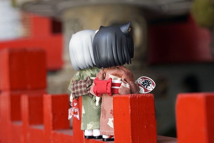 オビツ11 服 婦人の着物 2点