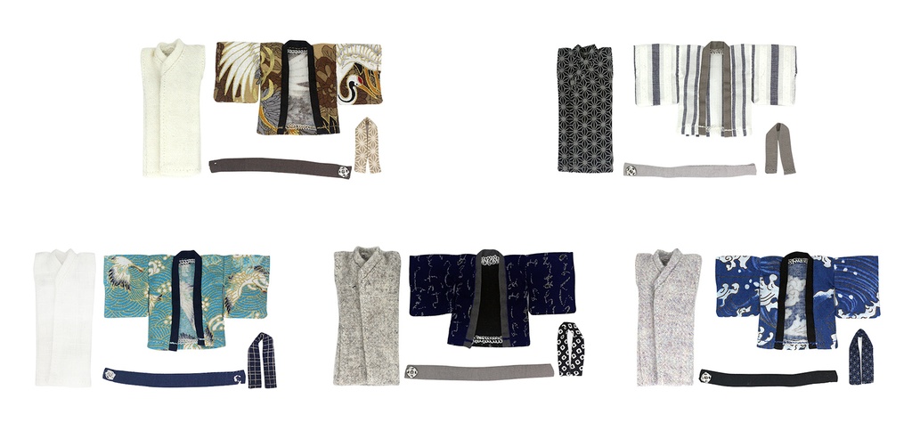 オビツ11 服 男の着物 4点 7