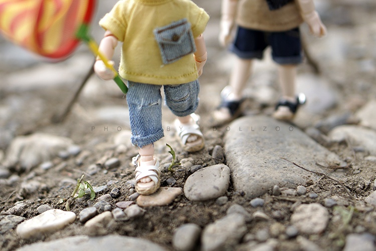 オビツ11 靴 草編みサンダル