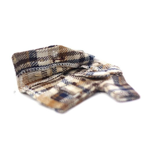 オビツ11服 チェックのコート