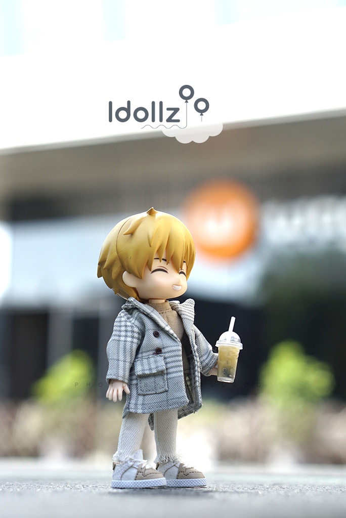 オビツ11服 チェックのコート