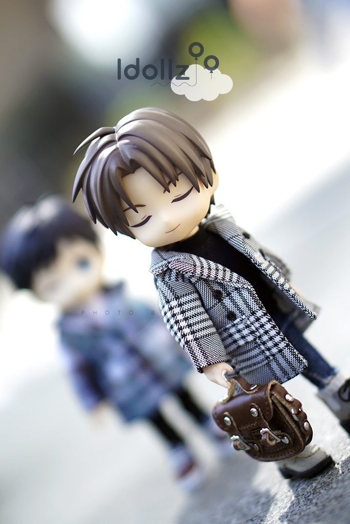 オビツ11服 チェックのコート