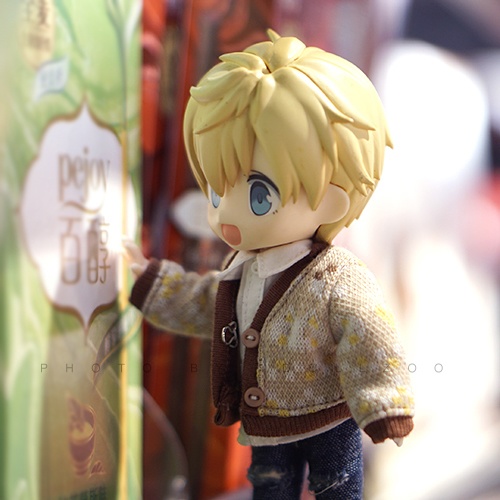 オビツ11 服 猫カーディガン