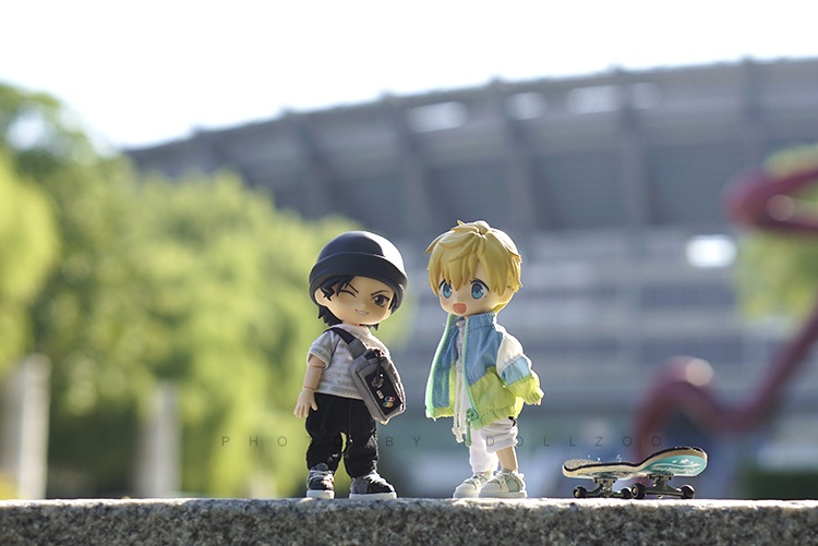 オビツ11 靴 カウボーイ色の板靴