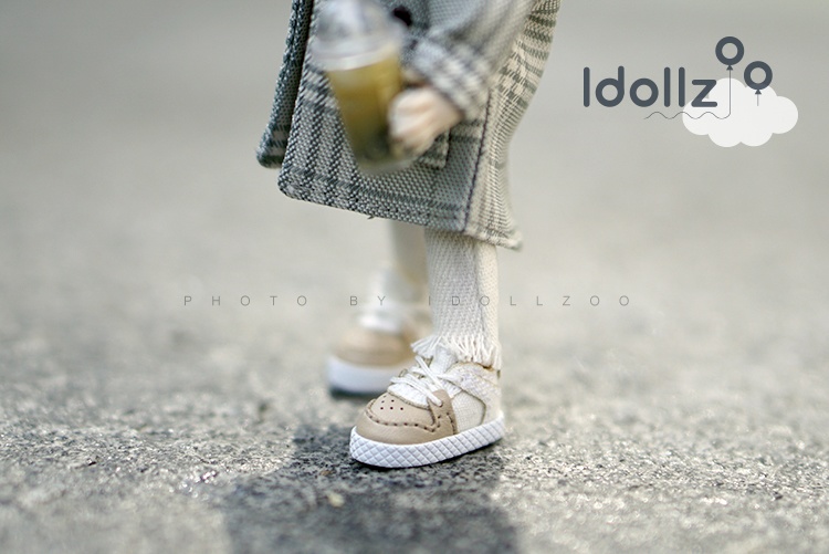 オビツ11 靴 カウボーイ色の板靴