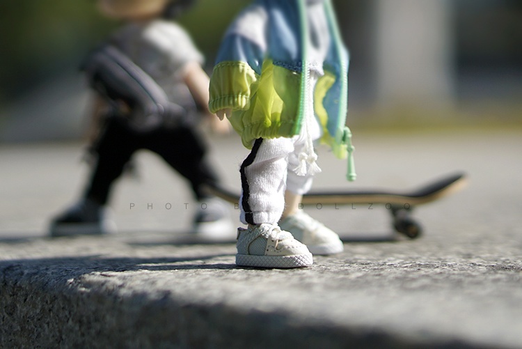 オビツ11 靴 カウボーイ色の板靴