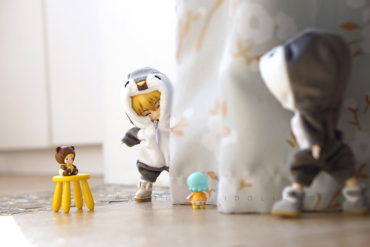 オビツ11 服 ペンギンの外出着、部屋着(靴を含まない)