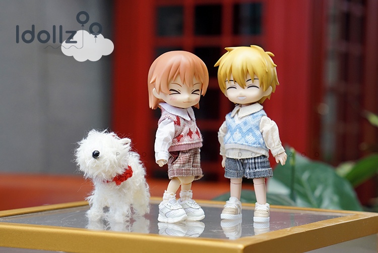 オビツ11 服 英倫チェックパンツ