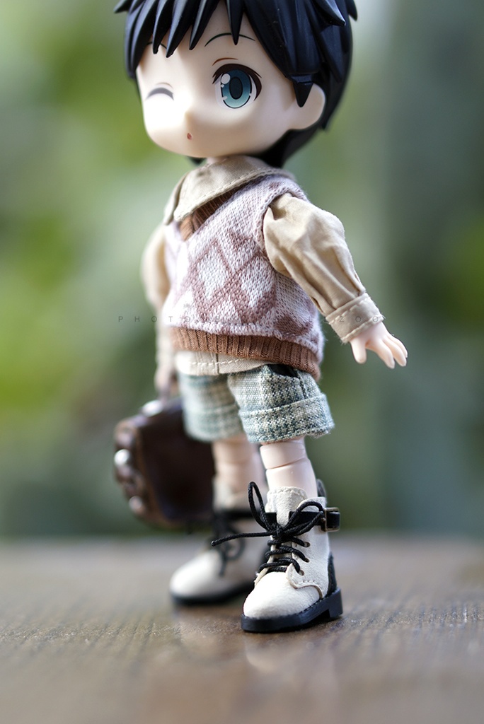 オビツ11 服 英倫チェックパンツ