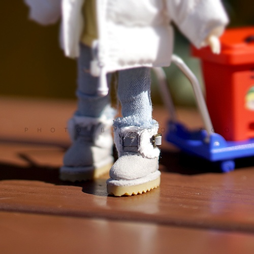 オビツ11 靴 スノーブーツ