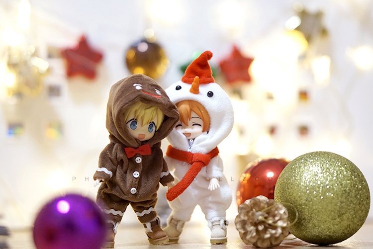 オビツ11 服 クリスマスのお出かけ服 (靴を含まない)