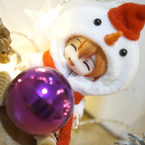 オビツ11 服 クリスマスのお出かけ服 (靴を含まない)