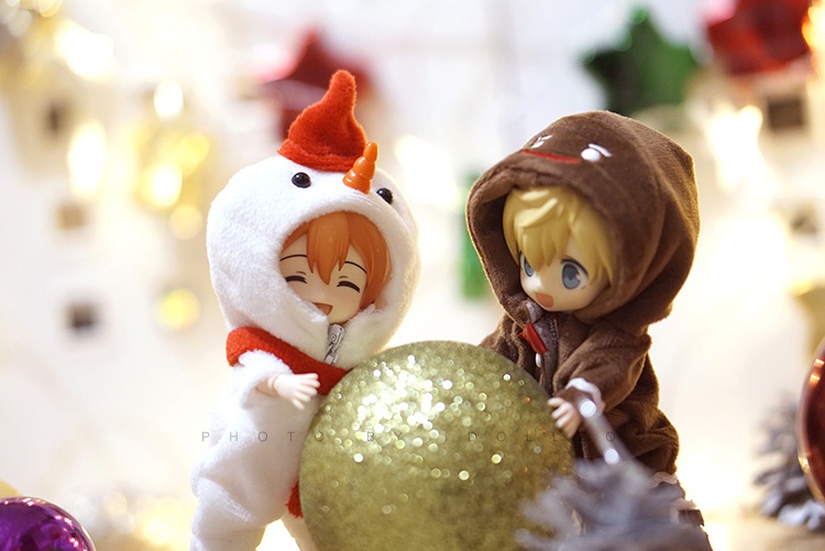 オビツ11 服 クリスマスのお出かけ服 (靴を含まない)