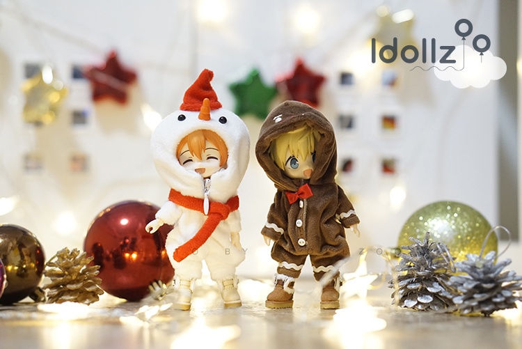 オビツ11 服 クリスマスのお出かけ服 (靴を含まない)