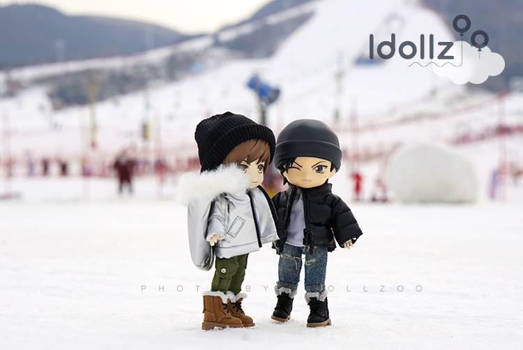 オビツ11 靴 ウールのミドルブーツ