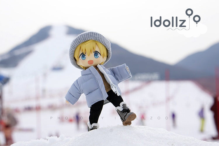 オビツ11 靴 ウールのミドルブーツ